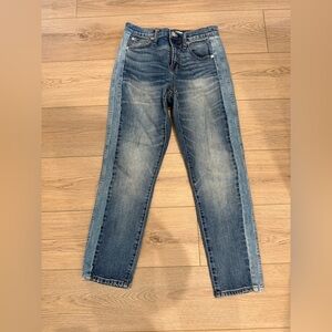 Madewell The Cruiser Two Tone Jeans